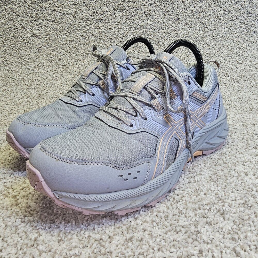 Asics Gel Venture 9 Running Shoes Womens Size 8B Gray Sneakers 1012B313